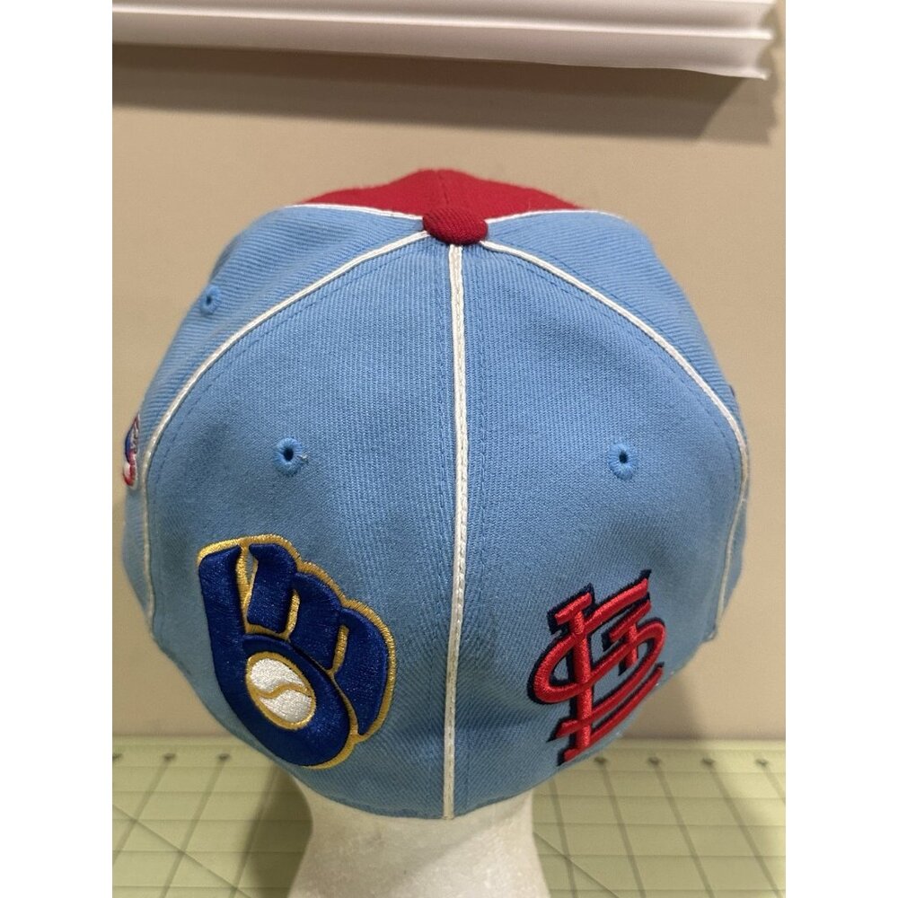 vintage american‎ needle World Series 1982 Cardinals/brewers Hat Size 7 1/8 - Picture 3 of 7